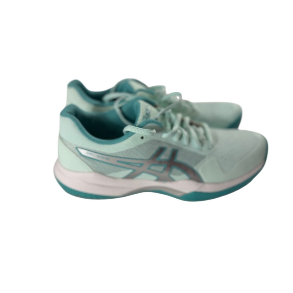 ASICS GEL-GAME 7 Womens Tennis Shoes Mint Green Silver 1042A036 Size 7.5
